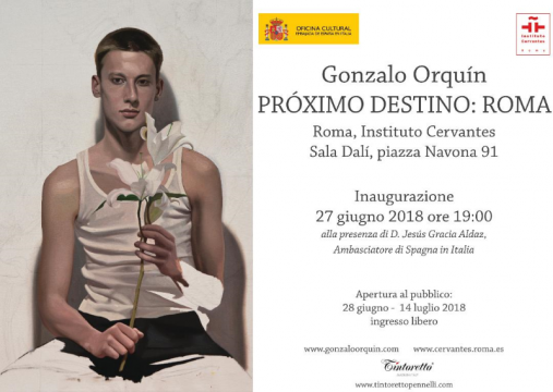Instituto Cervantes : inaugurazione della mostra “Próximo destino: Roma” di Gonzalo Orquín