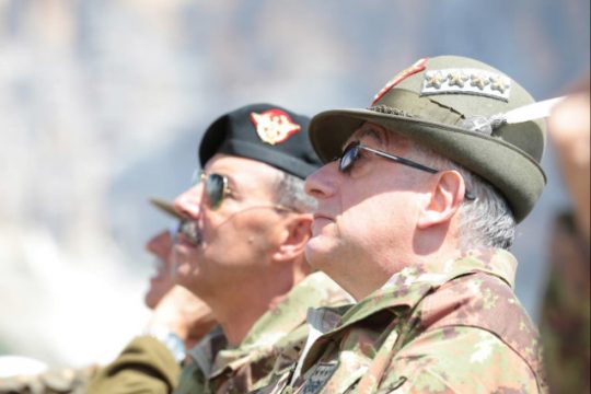 “Palestra naturale per operare in un mondo moderno e a quattro dimensioni” Così il Generale Graziano intervenendo a premessa dell’esercitazione