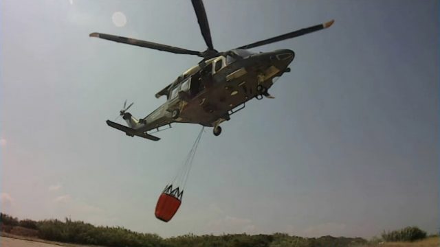 Forze Armate: 6° intervento in Sicilia nella campagna antincendi 2018
