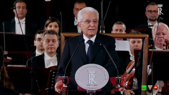 Intervento del Presidente Mattarella in occasione del “Concerto per la Repubblica” – www.HTO.tv