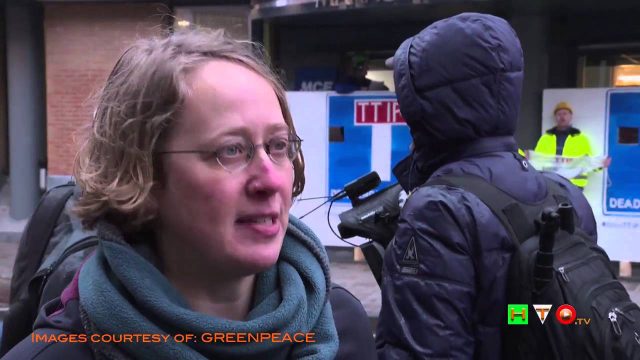 GREENPEACE in azione: Bloccato il nuovo round di trattative sul TTIP fra US ed EU